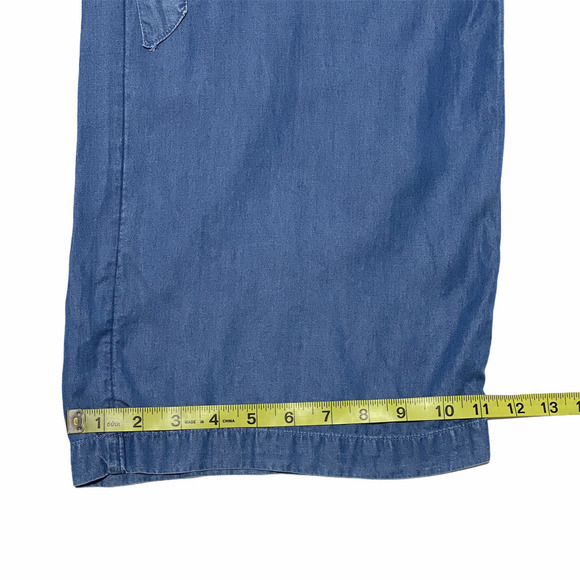 POPSUGAR Denim Blue Paperbag Jean Pants Size Small - Picture 6 of 11